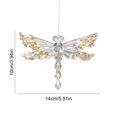 thumbnail image 3 of Lypsnake Christmas Ornaments Transparent Dragonfly Shape Clear Acrylic Sequins Reflective, 3 of 6