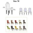 thumbnail image 3 of AIGIA Jacquard Chair Covers for Dining Room 1 Pack Stretch Dining Chair Cover Kitchen Parsons Chair Slipcovers for Home or Party, 3 of 9