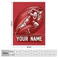 thumbnail image 4 of COMIO Rugby Blanket, Rugby Throw Blanket Gift for Adult, Rugby Blankets Perfect for Bed Decorations or Birthday Gifts, 4 of 6
