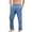 Blue, variant on JTieacloth Wide Leg Pants for Men Men's Daily Casual Home Solid Full Length Pants Mid Waist Pocket Drawstring Pant Trouser Blue