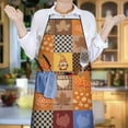 thumbnail image 5 of Fall Gnomes Pumpkins Leaves Apron-Garden Aprons for Women with Pockets-Cotton Linen Waterproof Kitchen Cooking Gardening Aprons Adjustable for Kitchen,Cooking,BBQ and Salon 33"x27", 5 of 7