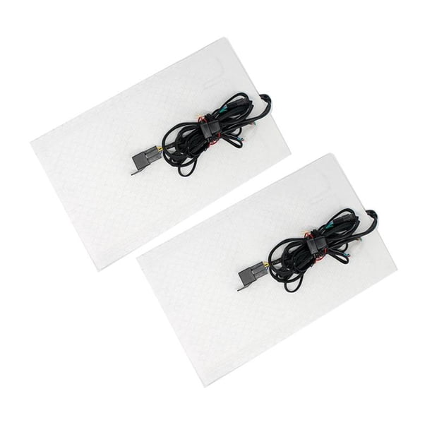 Scienceny Kit de calentador de invierno de 2 piezas, asiento Universal de carbono para asiento de coche, almohadilla calentadora Universal de Vehículos, repuestos y accesorios Mis