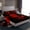Red Black, variant on Erosebridal Red Basketball Bed Sheets Twin,Modern Geometric Grid Bedding Twin Size,Glowing Neon Light Sheet Set Twin For Teens,Breathable Room Decor，3pcs