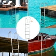 thumbnail image 6 of KFFKFF Boat Dock Ladder Removable 5 Steps with 500lbs Load Aluminum Dock Ladder, 6 of 9