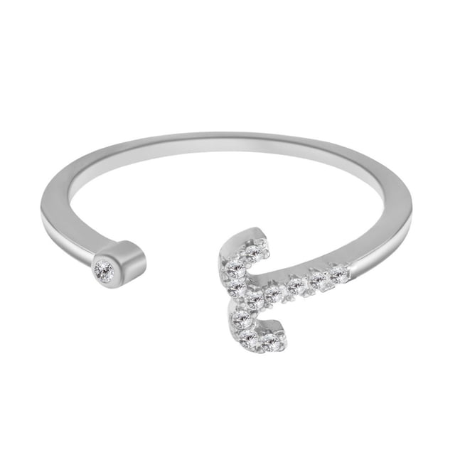 Anillos para mujer, regalos para mujer, anillo de las Doce Constelaciones, oro rosa galvanizado, diamante, anillo abierto para mujer, anillo para mujer