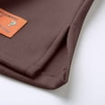 thumbnail image 7 of Zylarhe Men Solid Color Retro Drawstring Stand Up Collar Hooded Sweatshirt Casual Loose Business Mid Length Long Sleeved Top Long Hoodie Zipper, 7 of 7