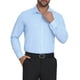 thumbnail image 4 of CAMISAS DE MANGA LARGA A RAYAS PARA HOMBRES INSPIRE CHIC CAMISA DE BOTÓN A RAYAS S AZUL BLANCO, 4 of 5