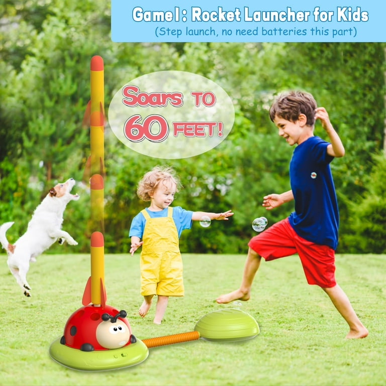 Belamar 3 in 1 Ladybird Themed Game Toy: Musical Jump, Toss