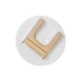 thumbnail image 3 of Soporte para secador de pelo Soporte de almacenamiento montado en la pared Soporte para secador de pelo plegable para baño en casa, Blanco Kearding HA007684-01B, 3 of 6