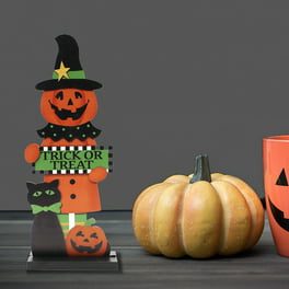 Vikakiooze Halloween Haunted Mansion Hat Box Hatbox Ghost Hand Painted Holiday Ornament, Kids Unisex, Size: 1XL