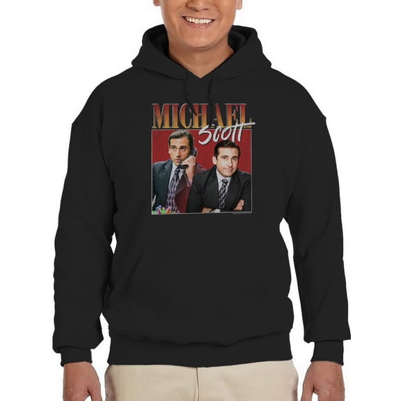 Michael Scott. Hoodie Men The Office, Male Medium