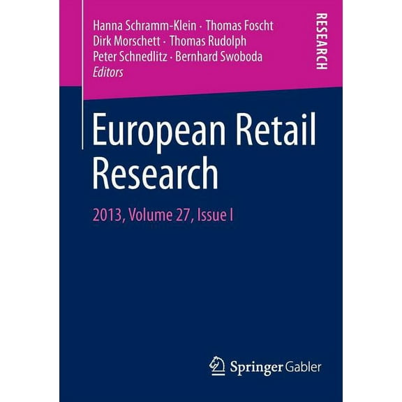 European Retail Research European Retail Research: 2013, Volume 27, Issue I, (Paperback)