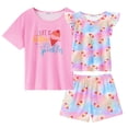 thumbnail image 1 of Conjunto de pijama Arshiner para niñas, manga corta, verano, 4-5 años, 1 of 6