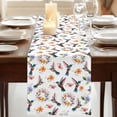 thumbnail image 3 of Table Runners 72 Inches Long Dress Scarves, Hummingbirds Farmhouse Kitchen/Dining Table Runner, Coffee Tablerunners, Spring Watercolor Flowers Leaf Plant 14x72 Inch, 3 of 9