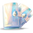 thumbnail image 1 of YAHUIPEIUS 2 Pack Mini Photo Album Kpop Photocard Holder Book for Polaroid Pictures, Trading Cards, Instant Camera Picture-36 Pockets (Laser Color), 1 of 7