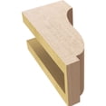 thumbnail image 6 of 4"W x 4"D x 8"H Wide Van Buren Rough Cedar Woodgrain TimberThane Corbel, Primed Tan, 6 of 6
