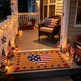 thumbnail image 3 of Dpityserensio Independence Day Doormat 16 x 24 Inch, Patriotic 4th of July Imitation Coir Style Doormat And Entryway Floor Mat, 3 of 6
