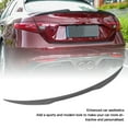 thumbnail image 4 of Aile de Spoiler de Couvercle de Coffre Arrière en ABS Haute Résistance, Style Élégant QV Résistant aux Rayures avec Fonction Aérodynamique pour Giulia 2015 - UP, Conçu pour, 4 of 7
