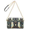 thumbnail image 2 of FORMRS Women Crossbody Purse with Chain Strap Vegan Leather Shoulder Handbag, Mystical Owls Pattern, 2 of 7