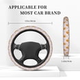 thumbnail image 5 of Fotbe Cartoon Cute Rabbit Steering Wheel Cover Universal 15 in Car Accessories for Men Women,Steering Wheel Protector Comfortable Protective Case for SUV Sedan Decor, 5 of 8