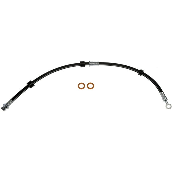 Dorman H621261 Front Passenger Side Brake Hydraulic Hose for Specific Mitsubishi Models Fits select: 2009-2010 MITSUBISHI LANCER, 2011 MITSUBISHI LANCER ES/ES SPORT