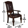 thumbnail image 4 of Steve Silver Antoinette Indoor Dining Side Chairs, Set of 2, Cherry, 4 of 7