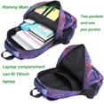 thumbnail image 3 of Mochila BTOOP Galaxy Space para niñas y niños con bolsa de almuerzo, 3 unidades, 3 of 9
