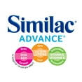 thumbnail image 3 of Similac Advance Step 1 Non-GMO Baby Formula, Newborn Formula, 0+ Months, 3 of 8