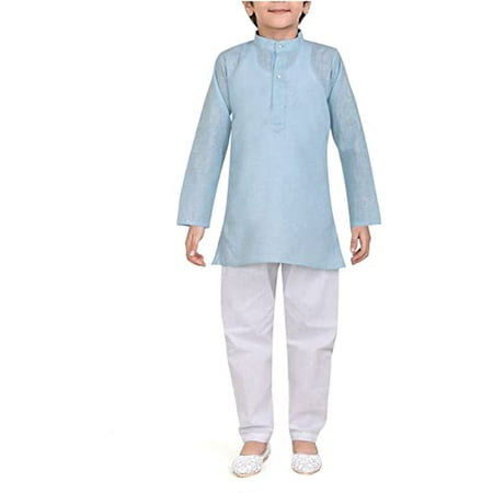 

Royal Kurta 100% Cotton Kurta Pyjama Set For Kids