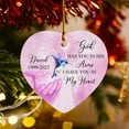 thumbnail image 4 of Personalized God Has You in His Arms I Have You in My Heart Ornament, Custom Name Memorial Ornaments Gift for Lost Loved One, Hummingbird in Loving Memory Ornament Xmas, Christmas in Heaven Ornaments, 4 of 6