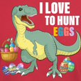 thumbnail image 3 of CafePress - I Love To Egg Hunt Funny Dinosaur Lover Ea T Shirt - Men's Classic Graphic Cotton T-Shirt, 3 of 4