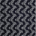 thumbnail image 2 of Zelouf Vibrant Two Tone Corded Lace  , Sewing, DIY, Crafts Fabric by the Yard, Black Combo, 1 Yard, 2 of 2