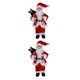 thumbnail image 3 of Cateissary Snowman Santa Claus Doll Ornament Decoration Statue Indoor Decor Table Desk Rojo 17x30cm 2Conjunto, 3 of 6