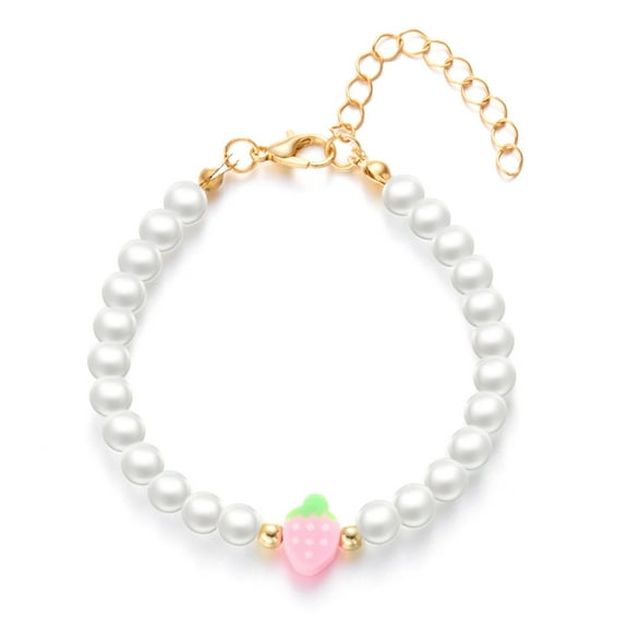 Giaone Handmade Strawberry Pendant Bead Necklaces Bracelet Perfect For Various Styles