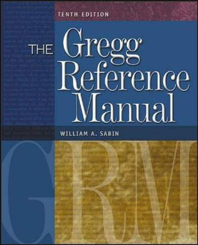 Pre-Owned The Gregg Reference Manual: A Manual of Style, Grammar, Usage, and Formatting Paperback