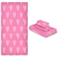 thumbnail image 2 of SKYSONIC 3 Pack Towel Valentine's Day Mother's Day Red Hearte Love Cotton Bath Towel Set (1 Bath Towel, 1 Hand Towel, 1 Washcloth) for Bathroom, Super Soft and Quick Dry Towels, 2 of 7