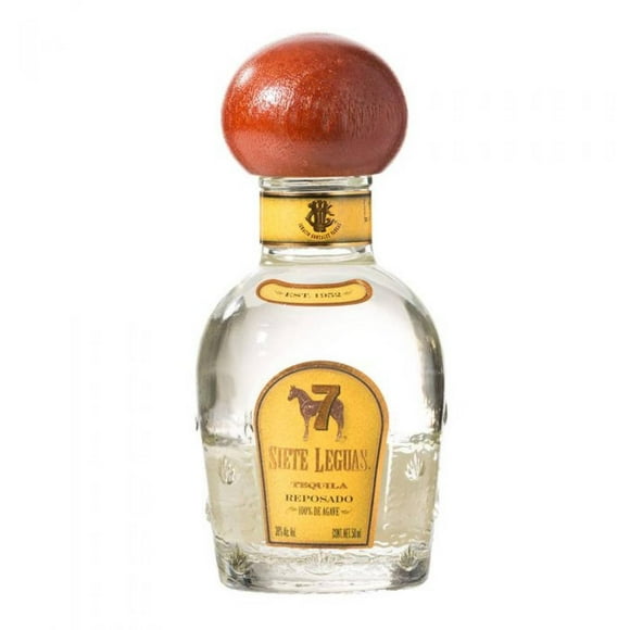 Paquete de 3 Tequila 7 Leguas Reposado Mini 50 ml 7 Leguas Paquete de 3