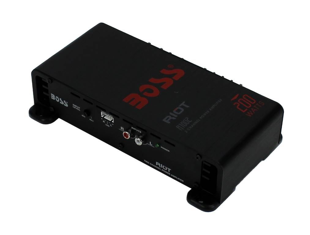 NEW BOSS R1002 200W RMS 2-Channel RIOT Car Audio Power Amplifier Amp 200 Watts