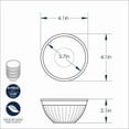 thumbnail image 6 of Nordic Ware Earth-Tone Mini Prep & Serve Bowls Set 4-Piece, 6 of 6