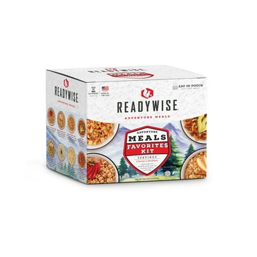 ReadyWise Camping Meal Variety Pack, 9 Count - Long Term Storage, Camp Prep
