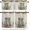 Light Green Light Beige, variant on Christmas Western Kitchen Curtains and Valances Set, Rod Pocket Curtains Tier Farmhouse Window Curtains 24 Inch Length, Xmas Cowboy Boots Berry Green Leaves 3 Piece Kitchen Curtains Set