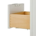 thumbnail image 5 of ARIEL Milan 36 Inch Left Offset Single Sink Base Cabinet in Warm White, 5 of 7