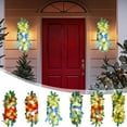 thumbnail image 7 of kladzum Christmas Garland with LED Lights, Indoor Outdoor Artificial Christmas Wreaths for Stairs Railing Fireplace Mantle Front Door Home Holiday Decor, 7 of 7