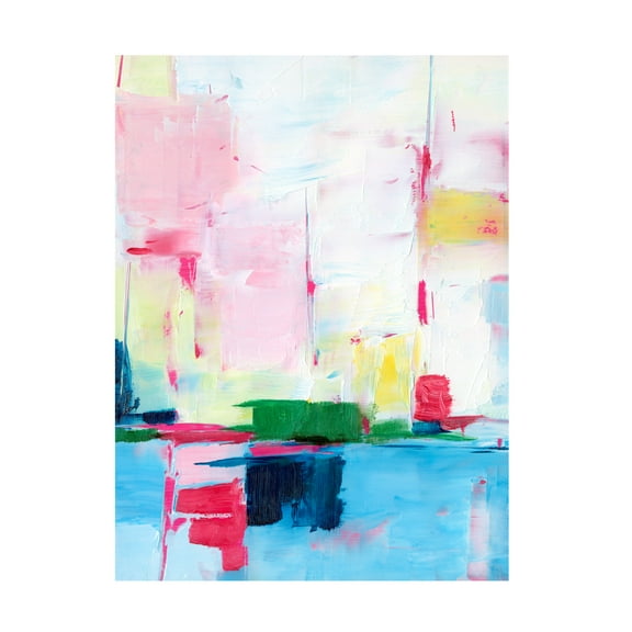 Ethan Harper 'Magenta Horizon II' Canvas Art