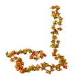 thumbnail image 1 of Billuyoard Guirnalda de flores artificiales de rosas de Navidad de 250CM, decoración de la habitación del hogar de la boda, de jardín, decoración Kits de decoración para fiestas No.08 Billuyoard HA006994-08, 1 of 5