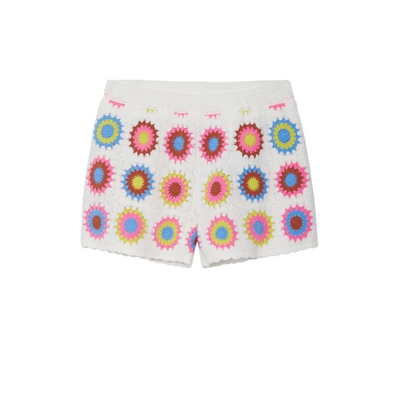 Wonder Nation Girls Crochet Short, Sizes 4-18 & Plus