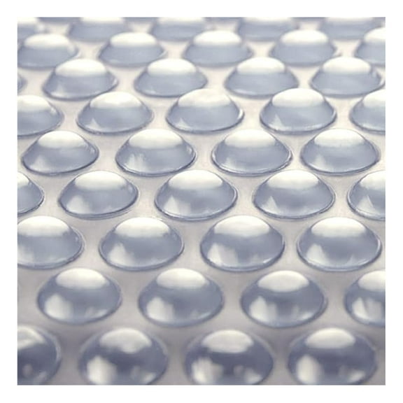 Clear 12 ft x 28 ft Rectangle Solar Cover | 1200 Series | Heat Retaining Blanket for Rectangular Inground & Above Ground Swimming Pools | Use Sun to Heat Pool | Bubble Heating Blankets