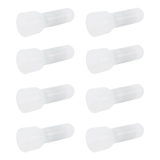 Crimping Closed End Terminal, 1000Pcs Closed End Terminal Transparent Nylon Crimping Wire Cable Connector Kits, Industrial & Scientific