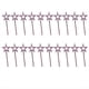 thumbnail image 1 of Varita Mágica de Princesa Rosa, Varita de Hadas, Varita de Estrella Brillante para Accesorios de Disfraces, Juego de Rol, Decoración de Fiesta de Cumpleaños, 1 of 5