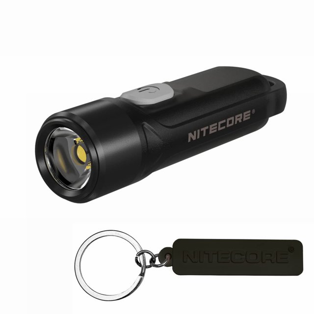 NITECORE Tiki LE - Linterna recargable EDC de 300 lúmenes con etiqueta NITECORE